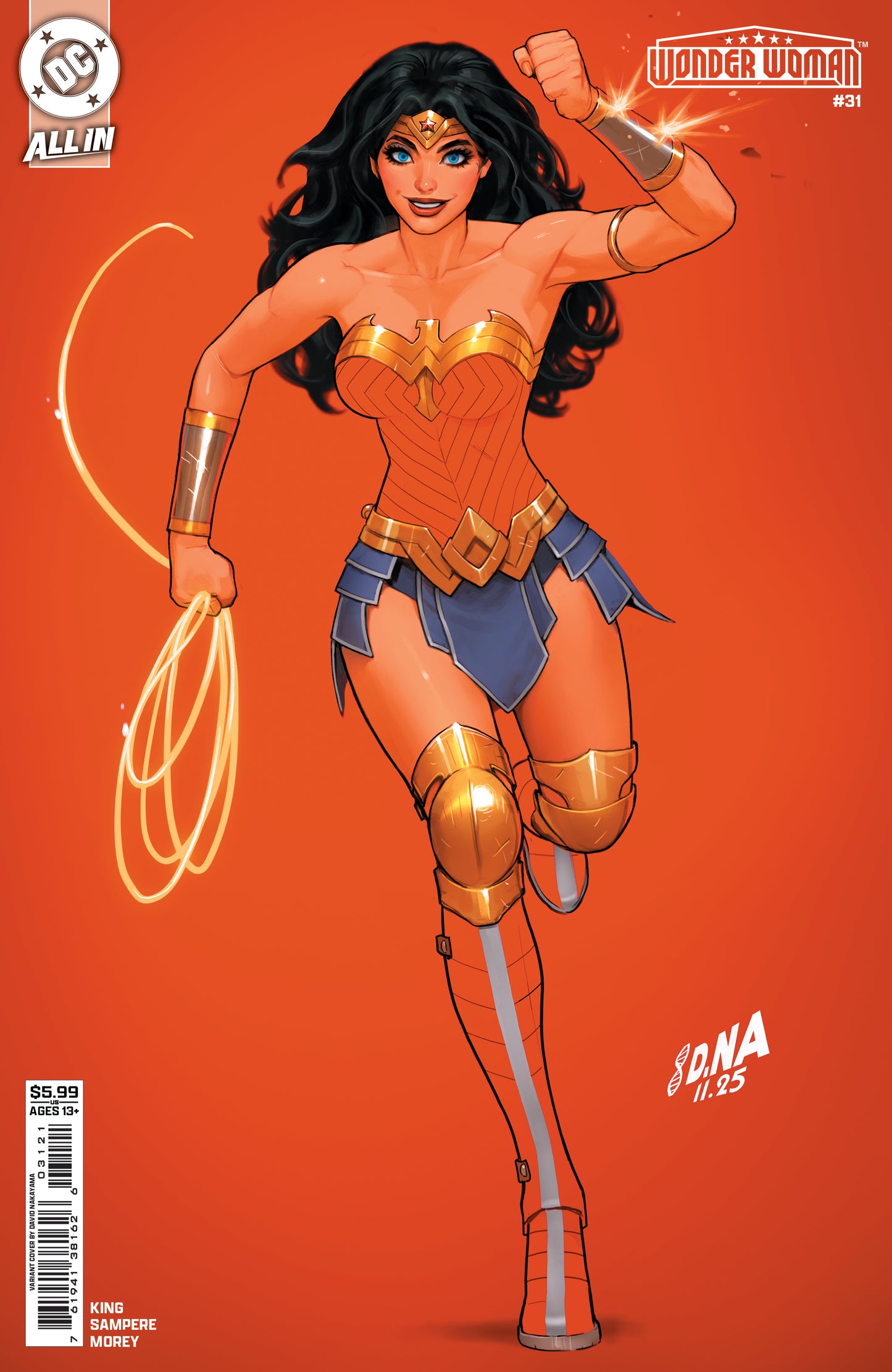 Wonder Woman #31 B David Nakayama Variant (03/18/2026) Dc - Golden Apple Comics