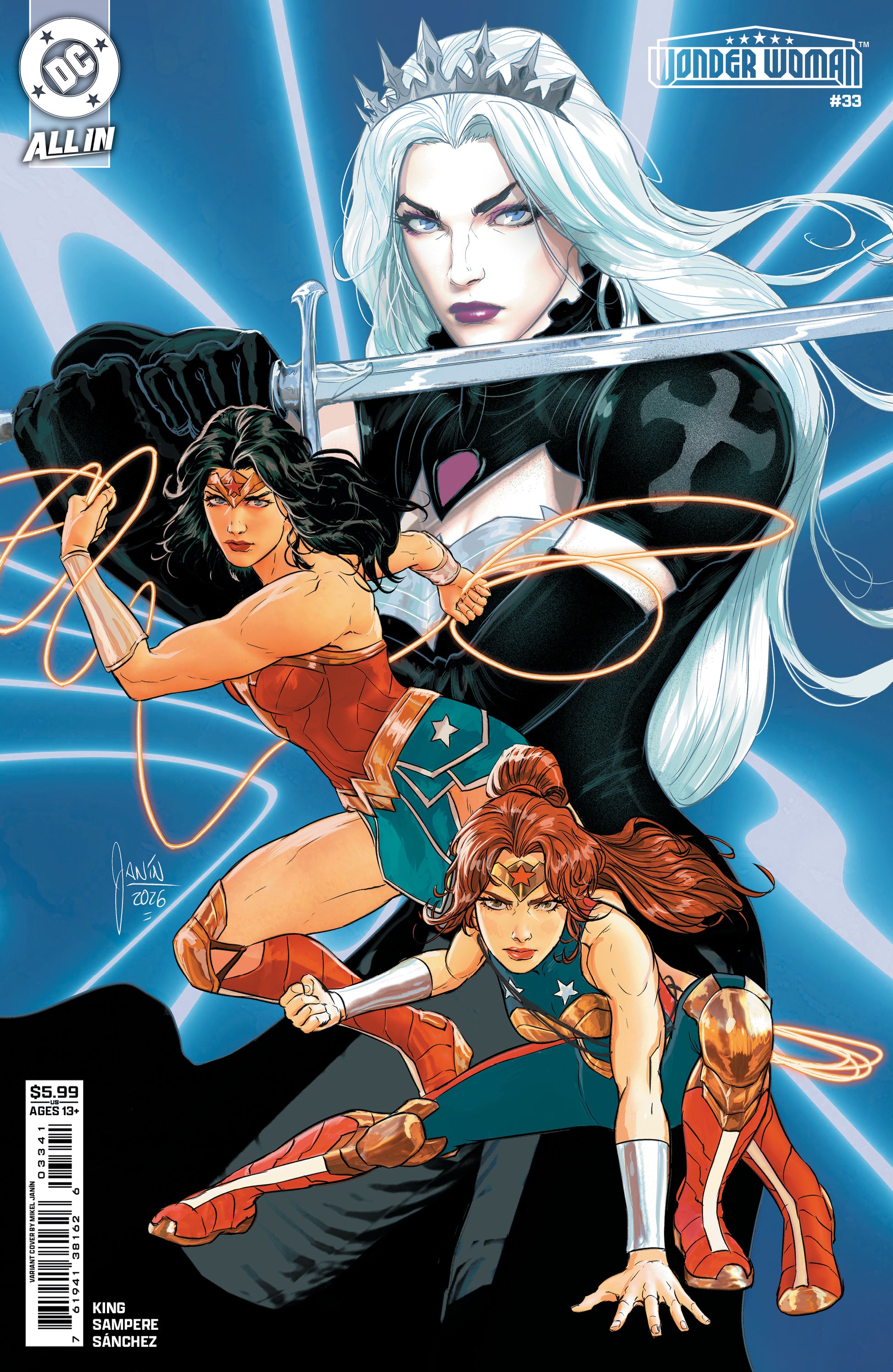 Wonder Woman #33 D Mikel Janin Variant (05/20/2026) Dc - Golden Apple Comics
