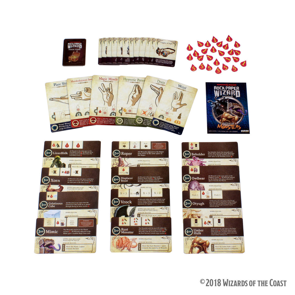 Rock Paper Wizard: Fistful of Monsters Expansion - Golden Apple Comics