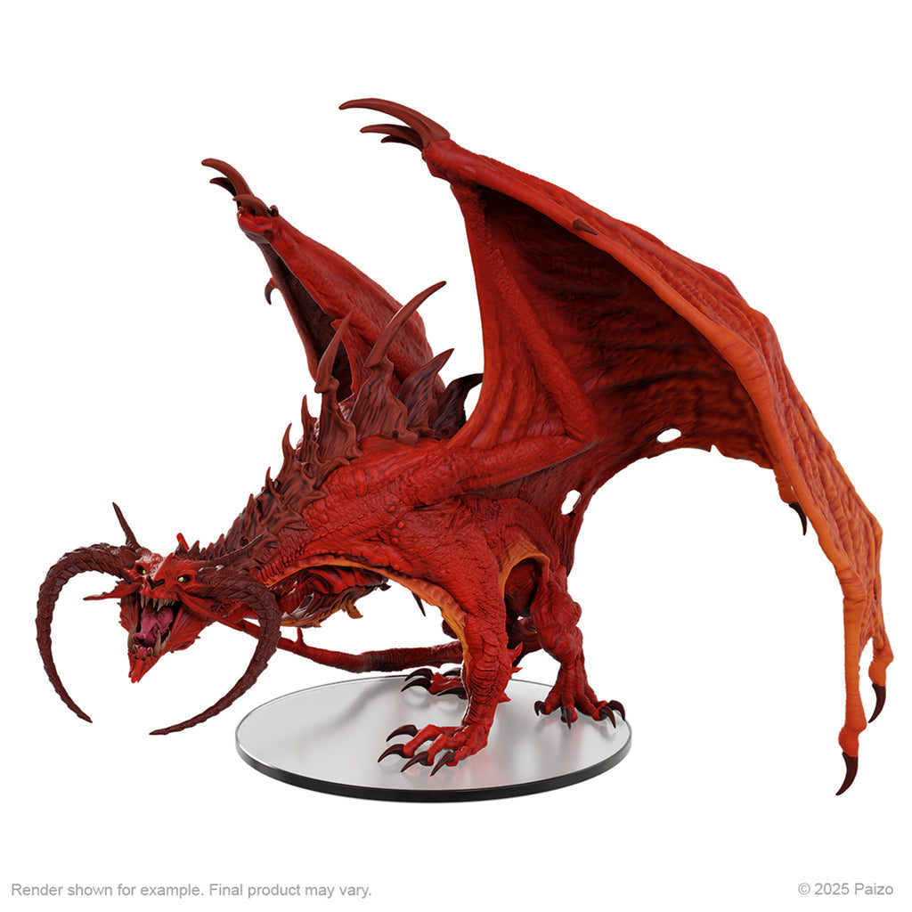 Pathfinder: Battles Deep Cuts - Diabolic Dragon Boxed Miniature - Pre-painted - Golden Apple Comics