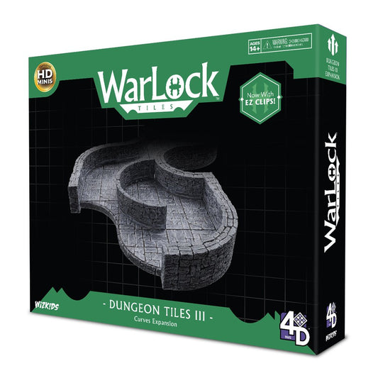 WarLock Tiles:  Dungeon Tiles III - Curves Expansion