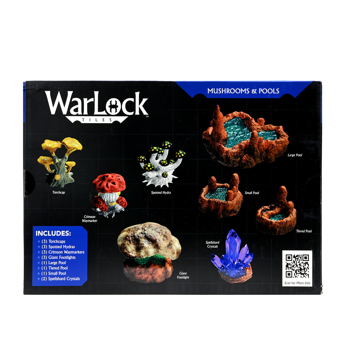 WarLock Tiles: Accessory - Mushrooms & Pools