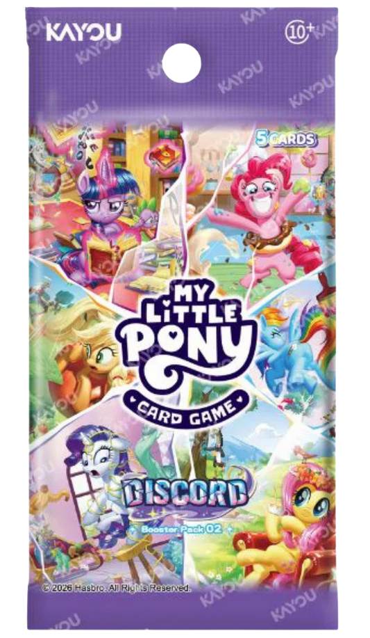 Kayou My Little Pony Trading Card Game: Discord!!! BP02 Booster Pack