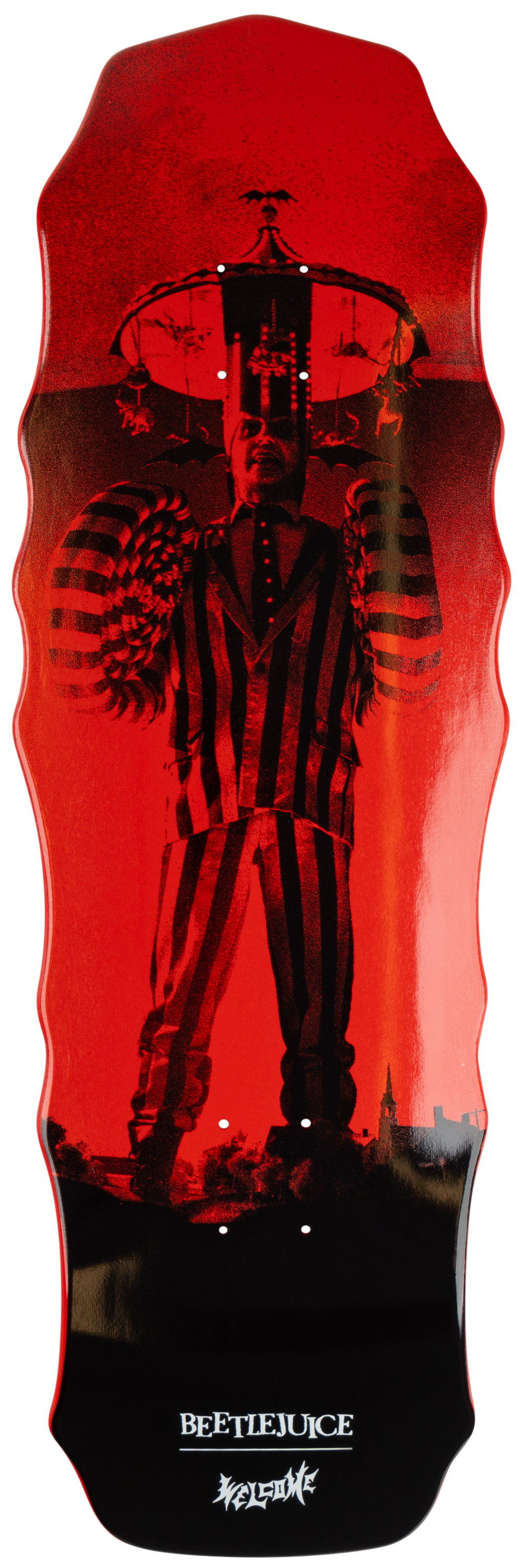 WELCOME X BEETLEJUICE CAROUSEL 10" SKATEBOARD DECK