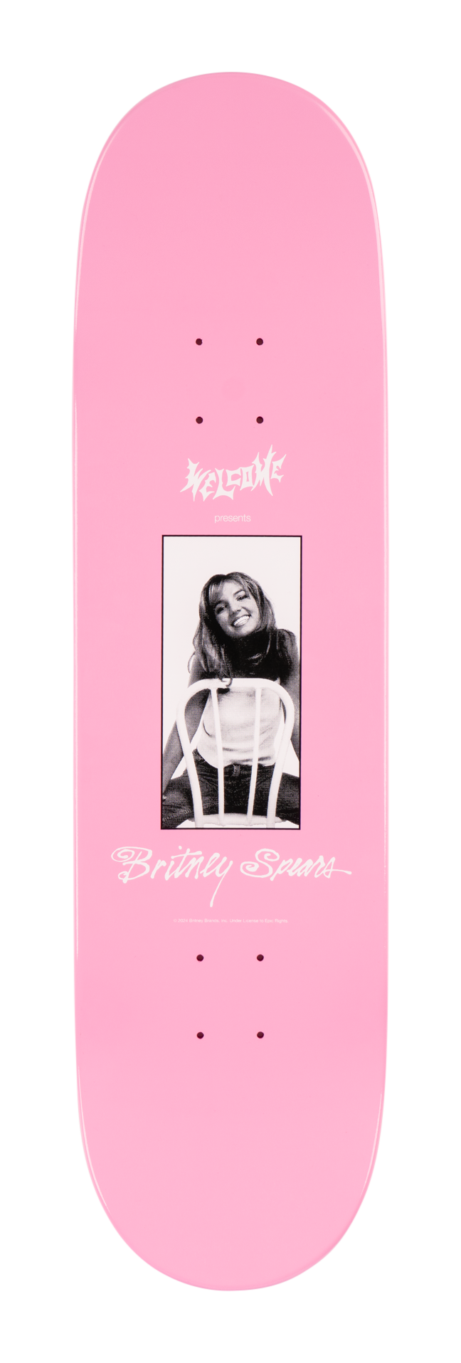 WELCOME X BRITNEY SPEARS BABY ONE 8.5" SKATEBOARD DECK