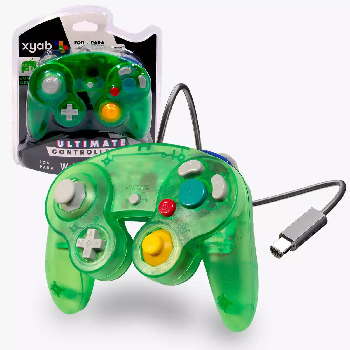 Wired Controller - Compatible With CameCube® / Wii® / Wii U® / Switch® (XYAB)