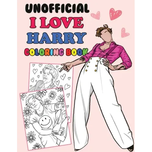 Unofficial I Love Harry Coloring Book: Harry S Fan Gift Coloring Book - Paperback