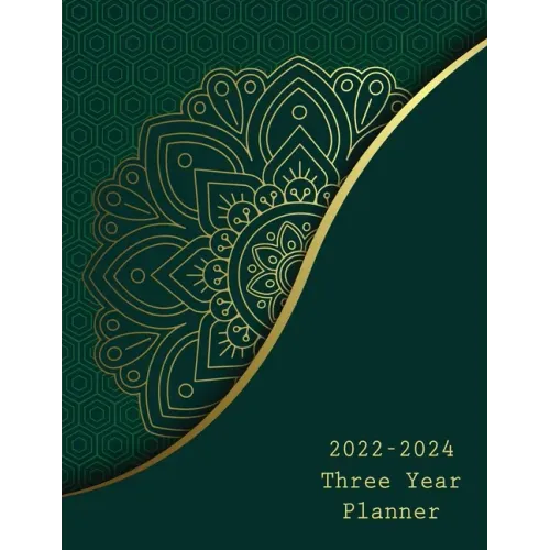 2022-2024 Three Year Planner: 36 Months Calendar Calendar with Holidays 3 Years Daily Planner Appointment Calendar 3 Years Agenda - Paperback