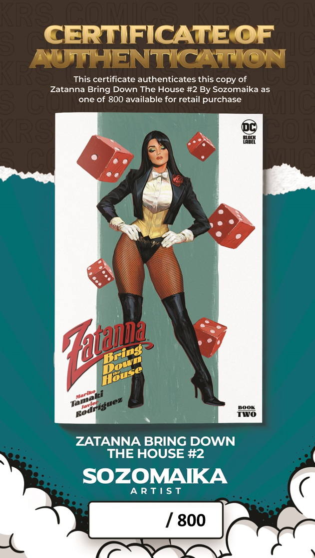 Zatanna Bring Down The House #2 (Of 5) Sozomaika Trade Variant GGA (07/24/2024) Dc