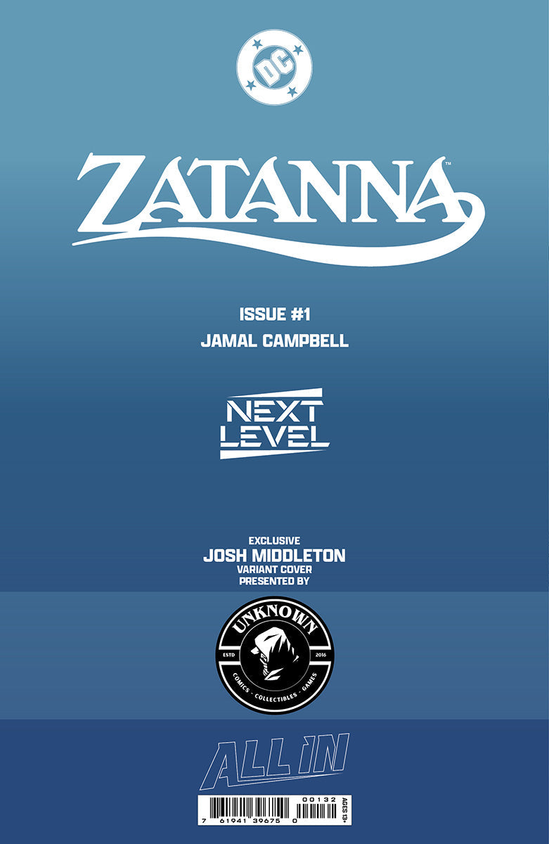 ZATANNA #1 JOSH MIDDLETON EXCLUSIVE VAR (04/29/2026) - Golden Apple Comics