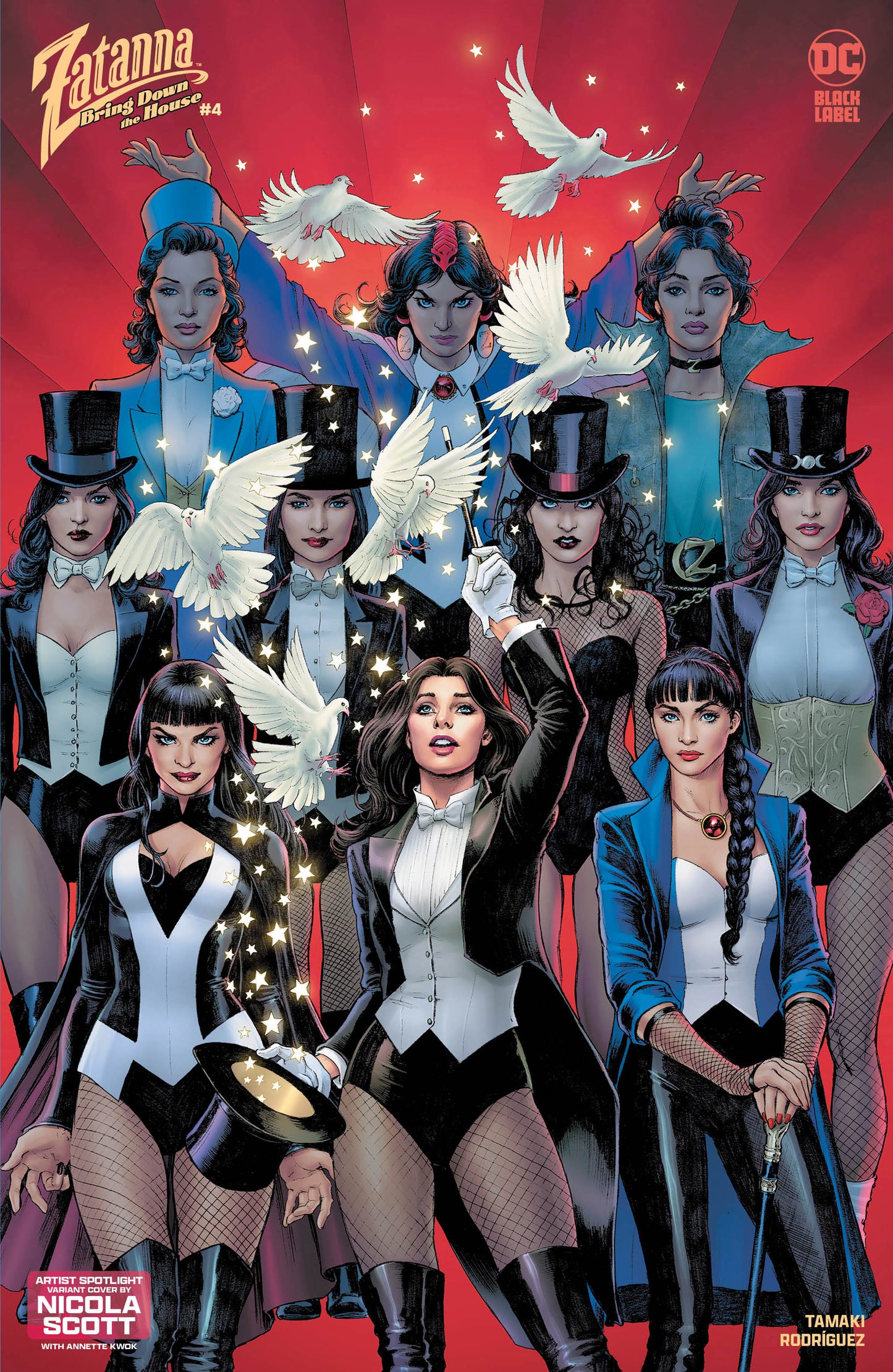 Zatanna Bring Down The House #4 (Of 5) D Nicola Scott Artist Spotlight Variant (09/25/2024) Dc