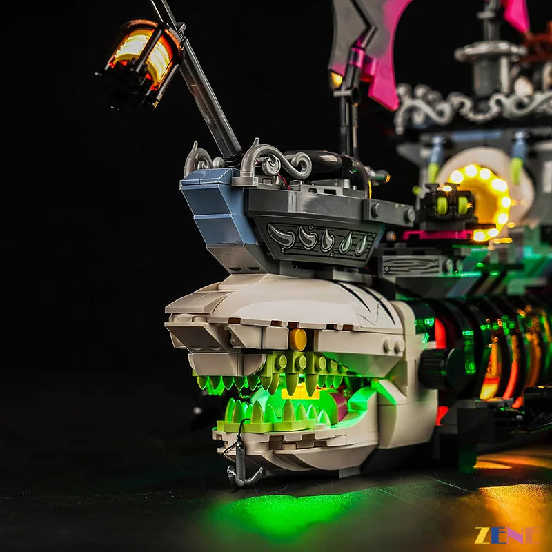 Light Kit for LEGO DREAMZzz Nightmare Shark Ship #71469