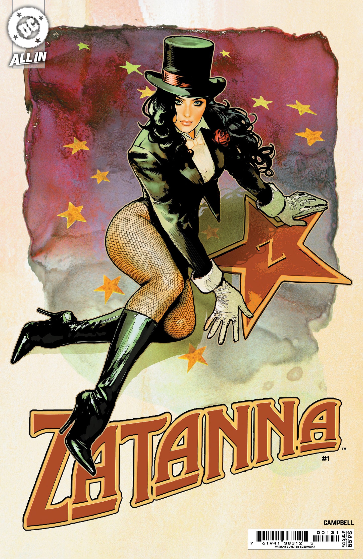 Zatanna #1 (Of 6) C Sozomaika Variant (02/19/2025) Dc