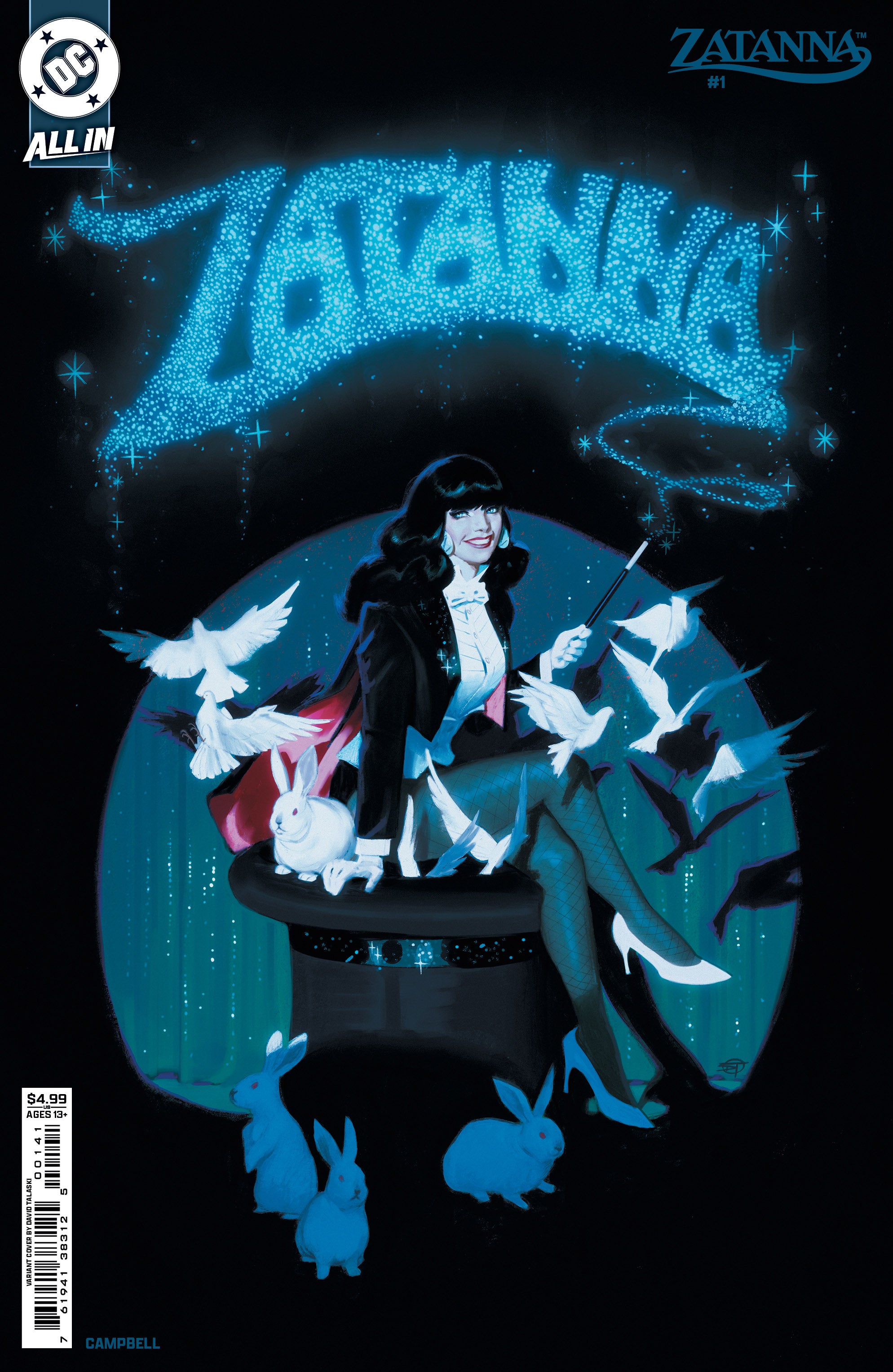 Zatanna #1 (Of 6) D David Talaski Variant (02/19/2025) Dc | Golden