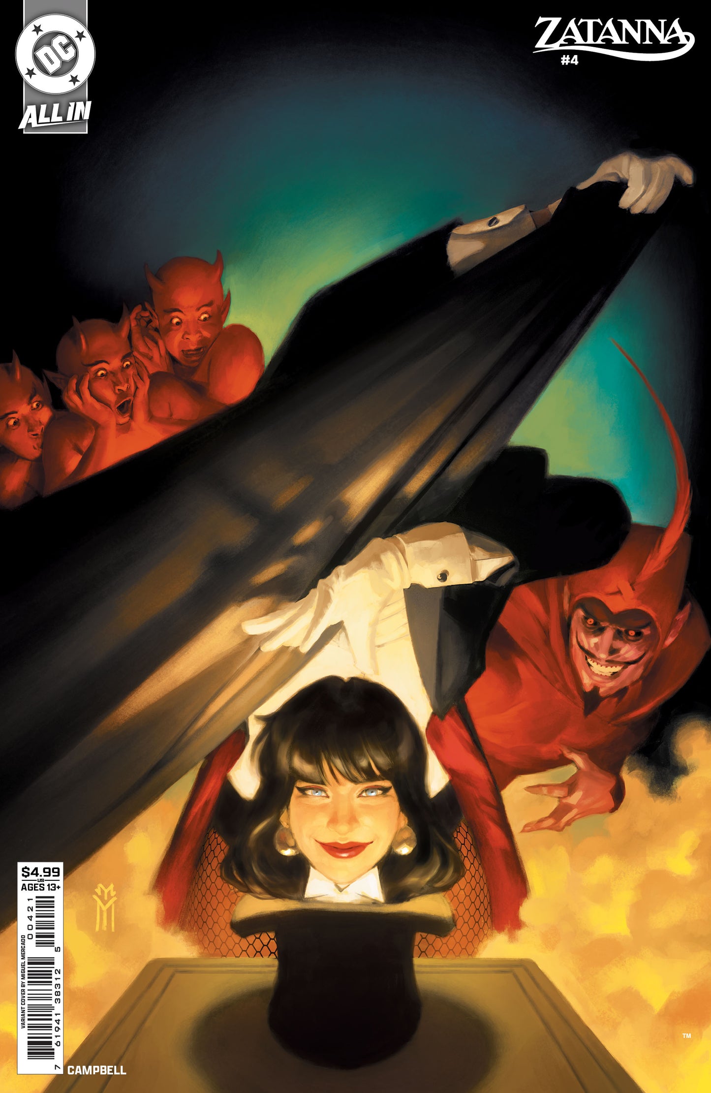 Zatanna #4 (Of 6) C Miguel Mercado Variant (05/21/2025) Dc