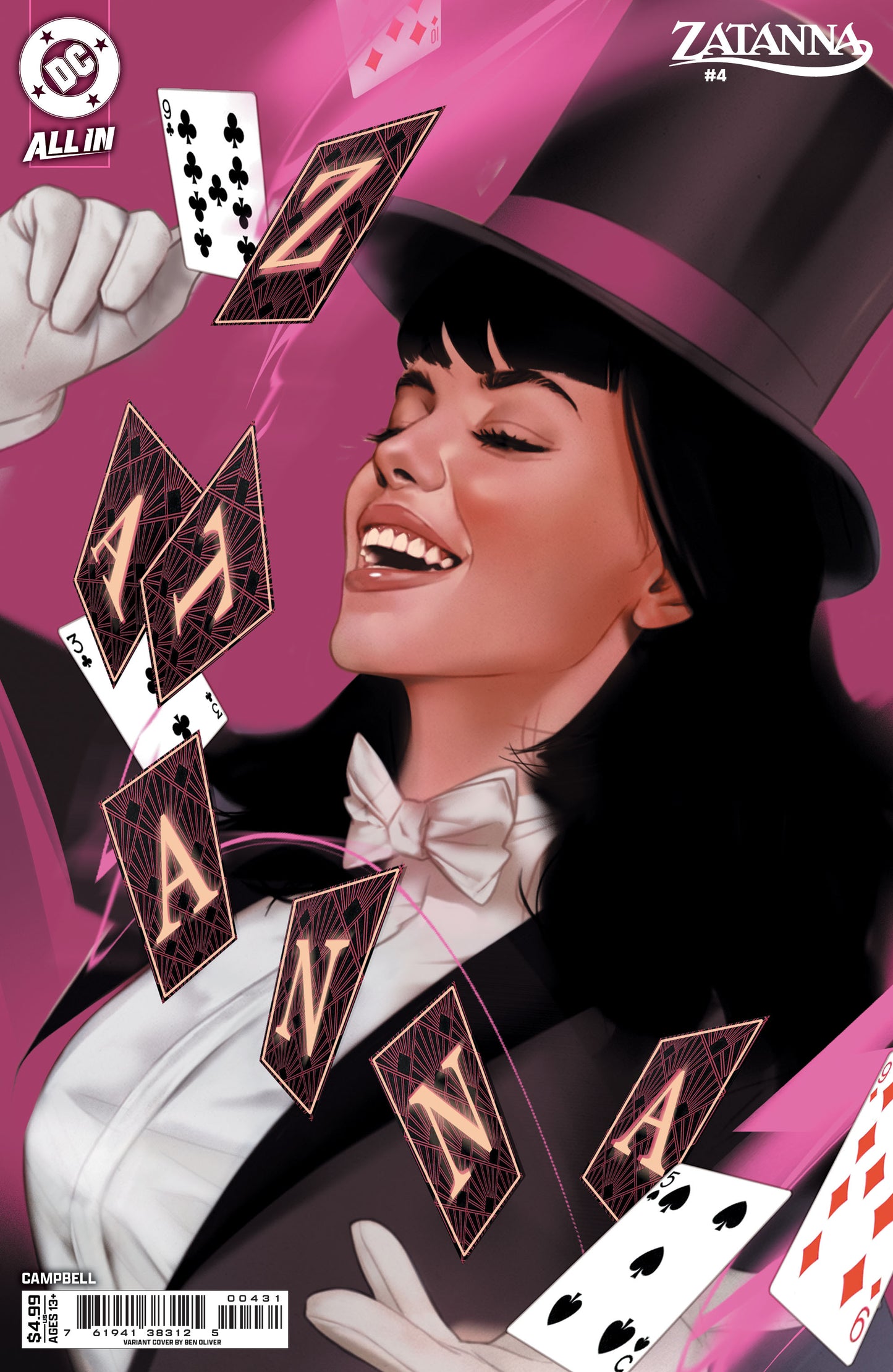 Zatanna #4 (Of 6) B Ben Oliver Variant (05/21/2025) Dc