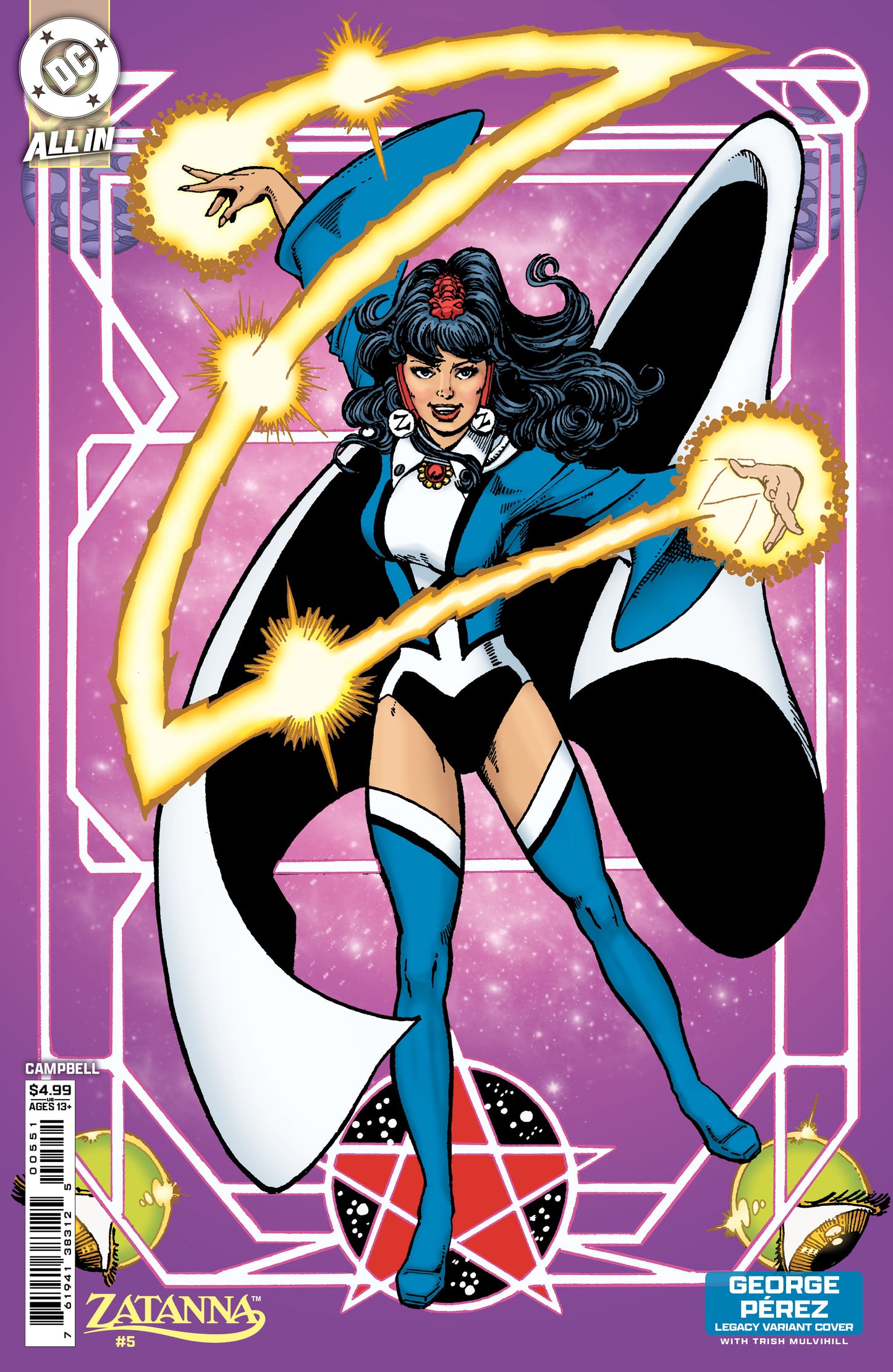 Zatanna #5 (Of 6) D George Perez Legacy Variant (06/18/2025) Dc