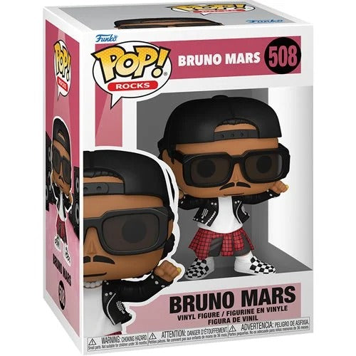 Funko Pop! 508 Rocks - Bruno Mars Vinyl Figure