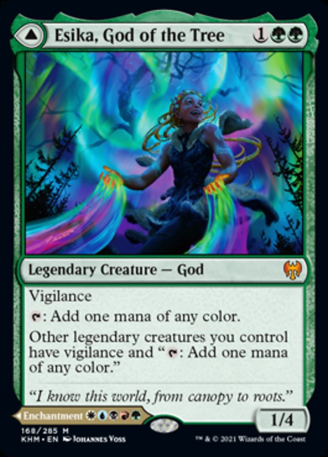 Esika, God of the Tree // The Prismatic Bridge (KHM-168) - Kaldheim Foil
