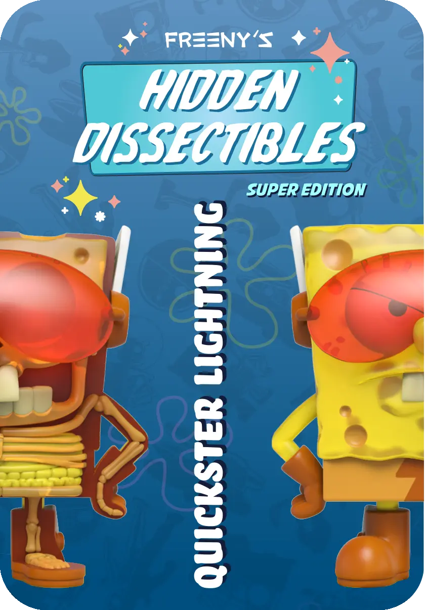 Freeny’s Hidden Dissectibles : SpongeBob SquarePants Series 04 (Super Edition) Blind Box (1 Blind Box)
