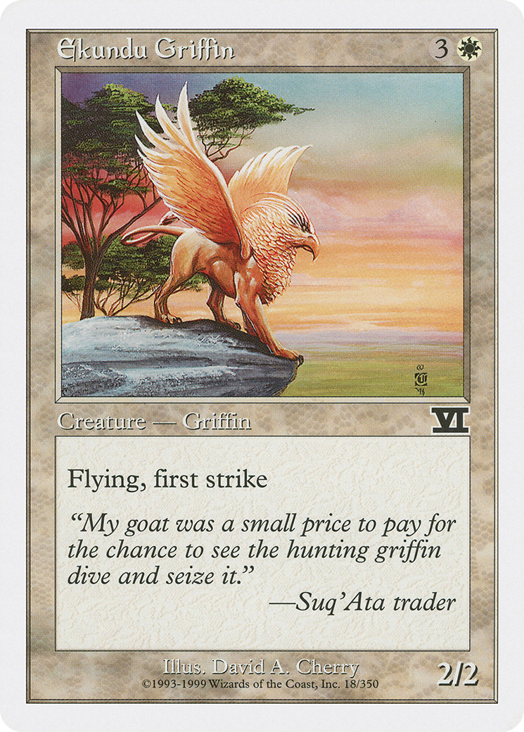 Ekundu Griffin (6ED-018) - Classic Sixth Edition