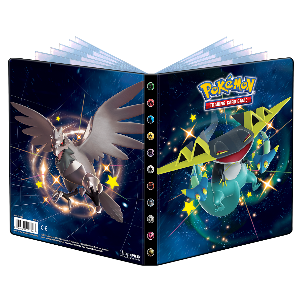 Ultra PRO: 4-Pocket Portfolio - Sword & Shield (Shiny Corviknight & Shiny Dragapult)