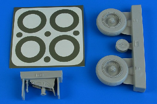Aires 2231 1/32 A1J Skyraider Wheels & Paint Masks For TSM