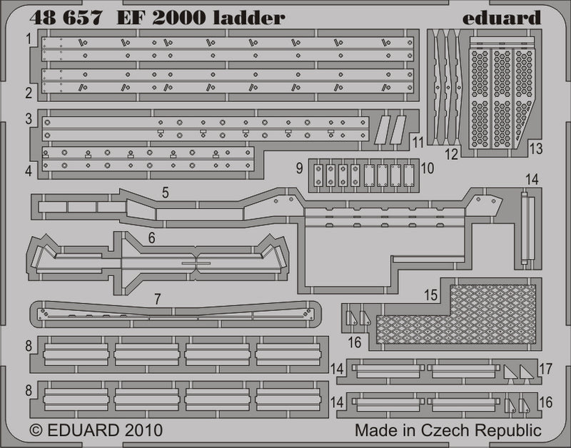 Eduard 48657 1/48 Aircraft- EF2000 Ladder for ITA & RVL