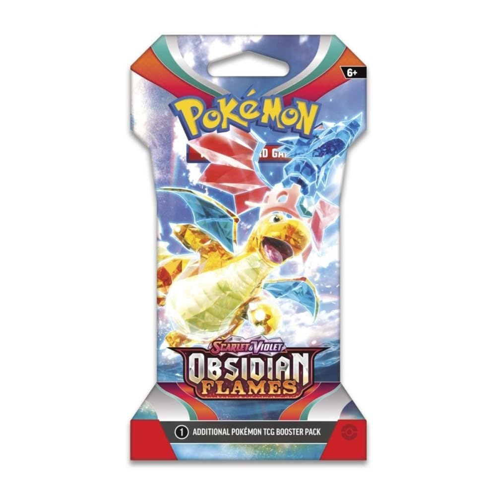 Pokemon Scarlet & Violet Obsidian Flames | 8 Sleeved Boosters Packs