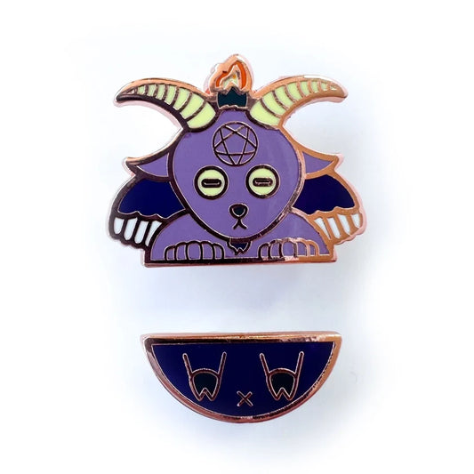 Pride Pals Enamel Pin Set - Baphomet - Golden Apple Comics