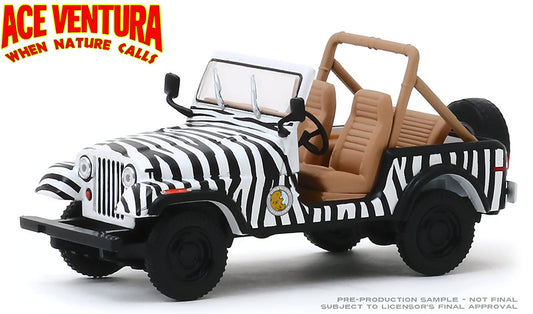 Greenlight 86574 1/43 Scale 1976 Jeep Cj-7 - Ace Ventura: When Nature