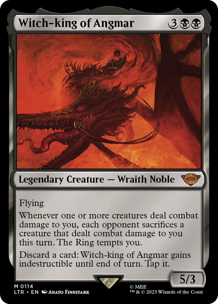 Witch-king of Angmar (LTR-114) - The Lord of the Rings: Tales of Middle-earth Foil