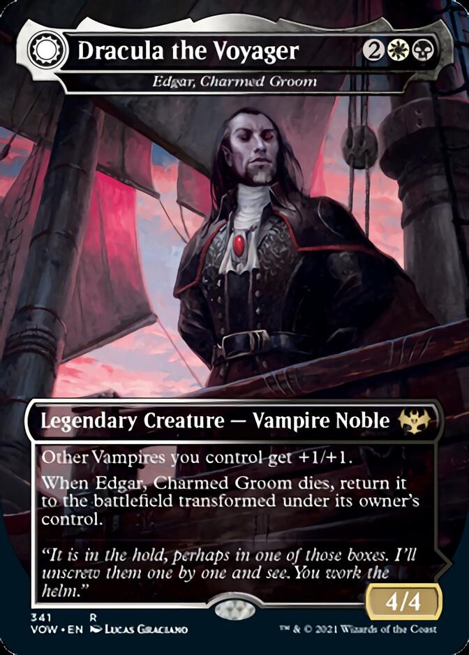 Edgar, Charmed Groom // Edgar Markov's Coffin (VOW-341) - Innistrad: Crimson Vow: (Double Faced Transform) (Borderless)