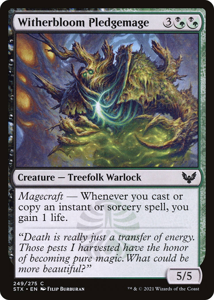 Witherbloom Pledgemage (STX-249) - Strixhaven: School of Mages