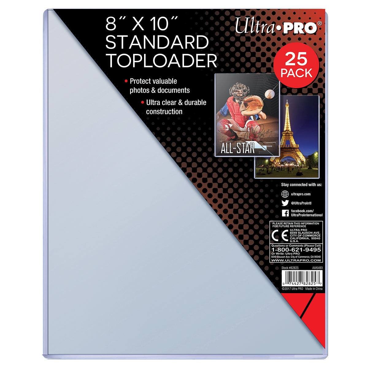 Ultra PRO: Toploader - 8" x 10" (25ct - Standard)