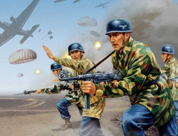 Airfix 2712 1/32 WWII German Paratroops Figure Set (14)