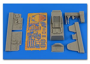 Aires 4686 1/48 Bf109G5 Early Cockpit Set For EDU
