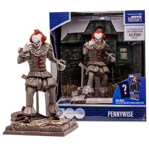 McFarlane Toys Movie Maniacs WB 100: It Chapter Two Pennywise Wave 5 Limited Edition 6-Inch Scale Posed Figure