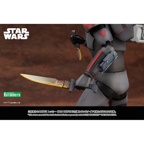 Star Wars: The Bad Batch Hunter ARTFX 1:7 Scale Model Kit