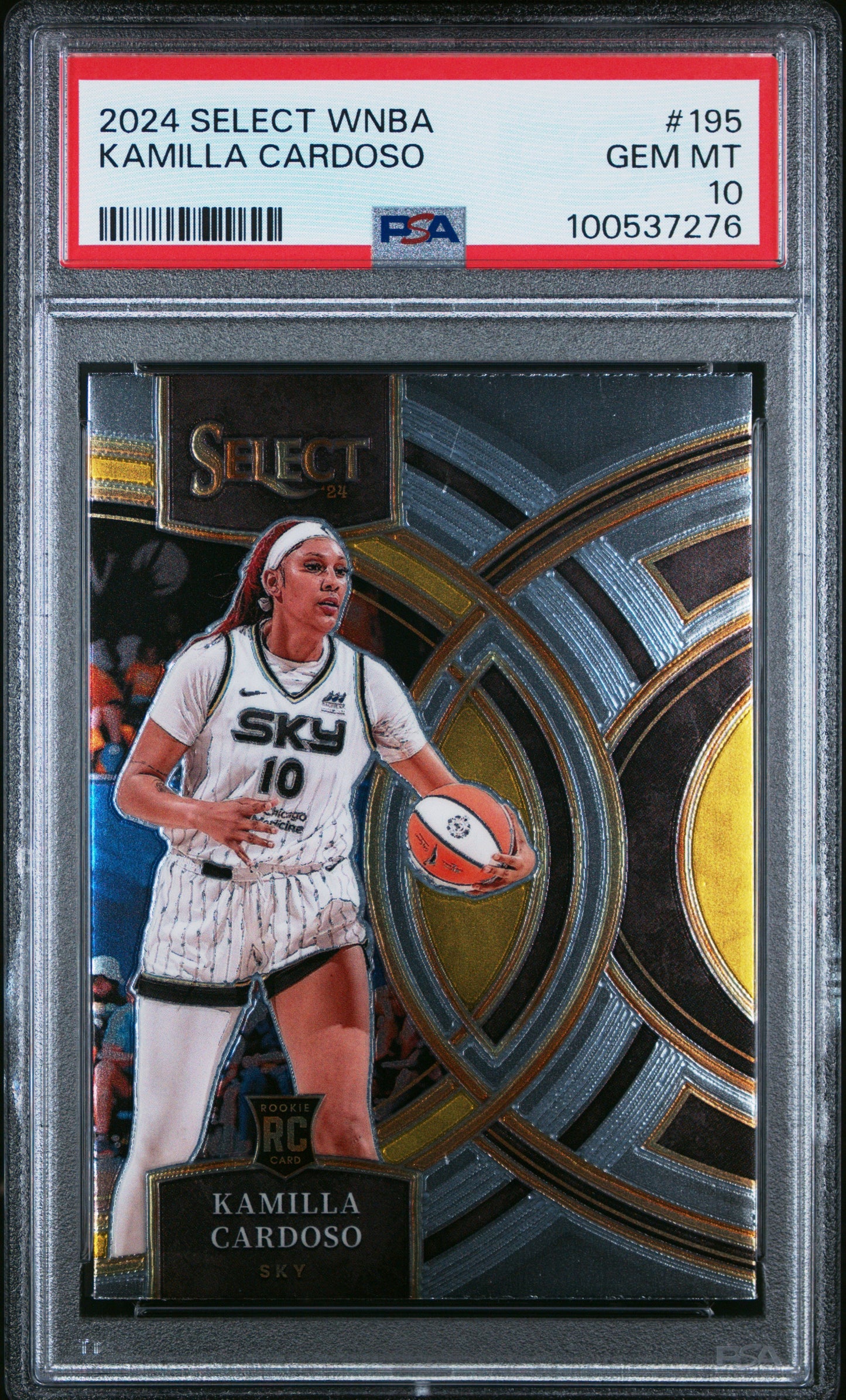 Graded 2024 Panini Select WNBA Kamilla Cardoso #195 Rookie RC Basketball Card PSA 10 Gem Mint - Golden Apple Comics