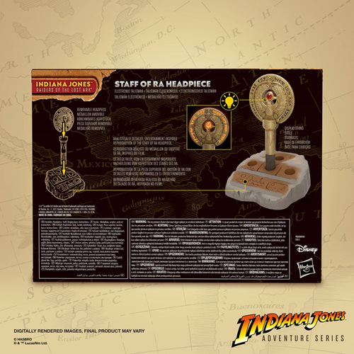 Indiana Jones Adventure Series Raiders of the Lost Ark Staff of Ra Headpiece Replica