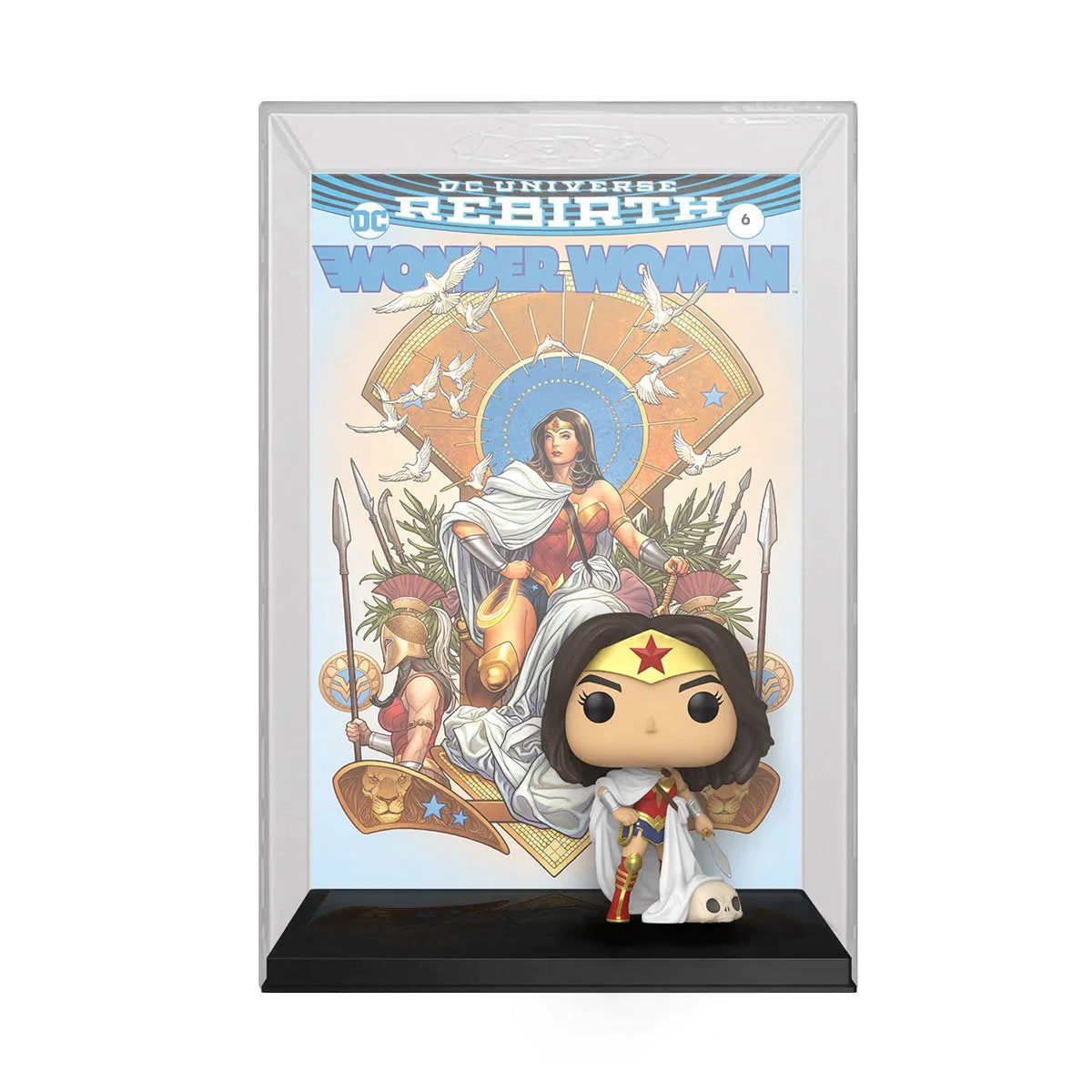 Funko Comic Cover: Wonder Woman 80th Rebirth on Throne