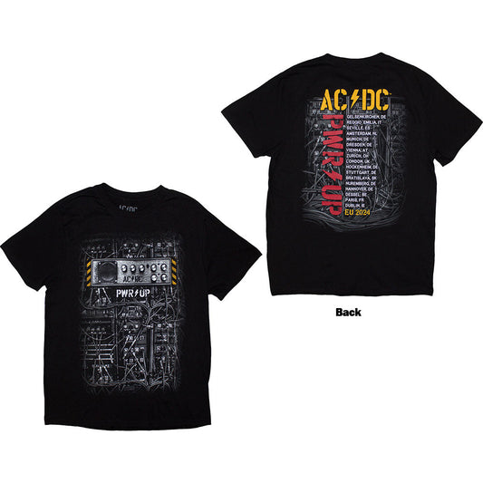 AC/DC Control Wires PWR-UP EU Tour '24 [T-Shirt] - Golden Apple Comics
