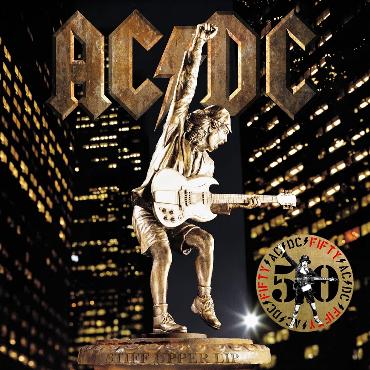 AC/DC Stiff Upper Lip (50th Anniversary Edition, Gold Color Vinyl) [Vinyl]
