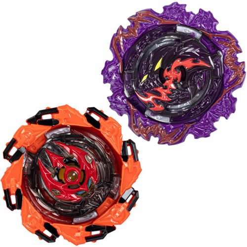 Beyblade Burst QuadStrike Dual Pack - Ambush Nyddhog N8 and Chain Poseidon P8