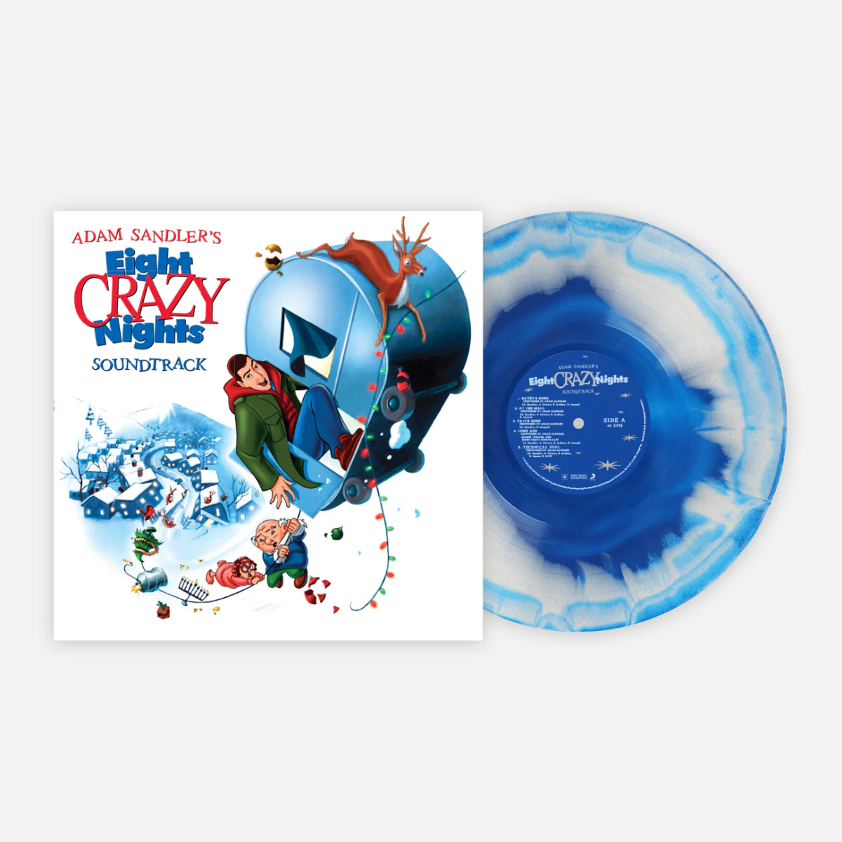 Adam Sandler Eight Crazy Nights (Original Motion Picture Soundtrack) (Limited Edition, "Blue-In-Whitey" Colored Vinyl) [Vinyl]
