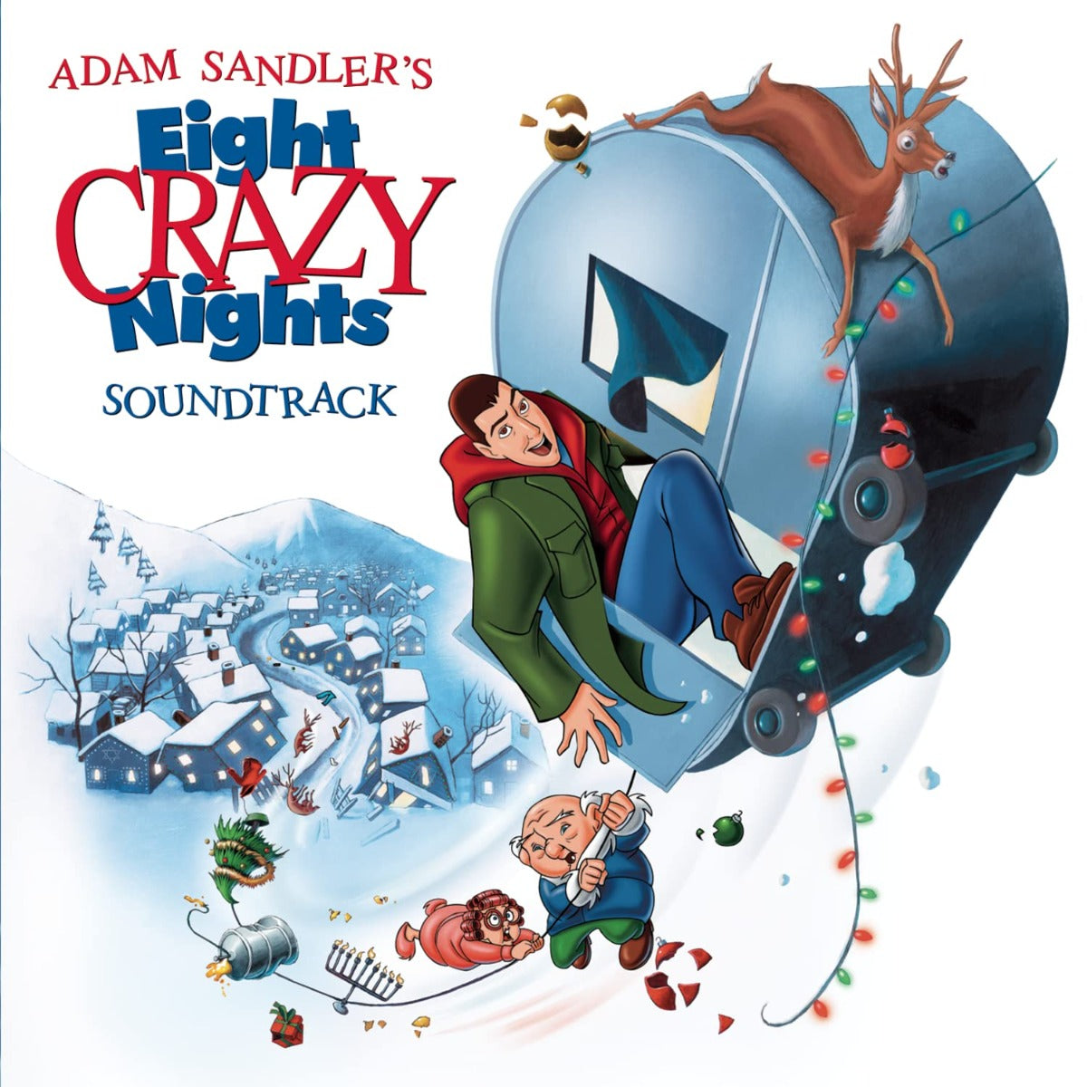 Adam Sandler Eight Crazy Nights (Original Motion Picture Soundtrack) (Limited Edition, "Blue-In-Whitey" Colored Vinyl) [Vinyl]