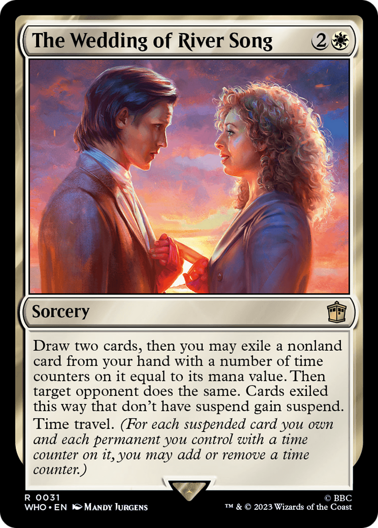 The Wedding of River Song (WHO-031) - Doctor Who Foil