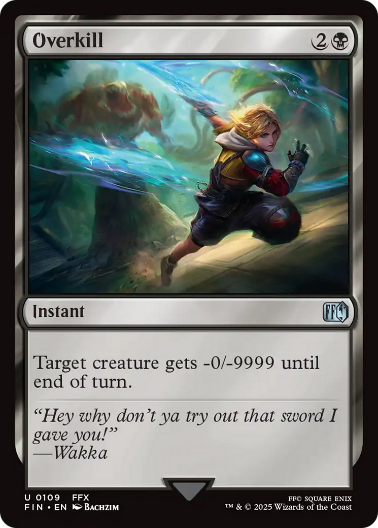 Overkill (FIN-109) - FINAL FANTASY Foil - Golden Apple Comics