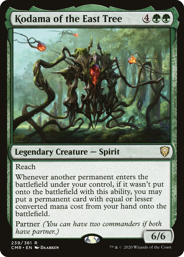 Kodama of the East Tree (CMR-239) - Commander Legends